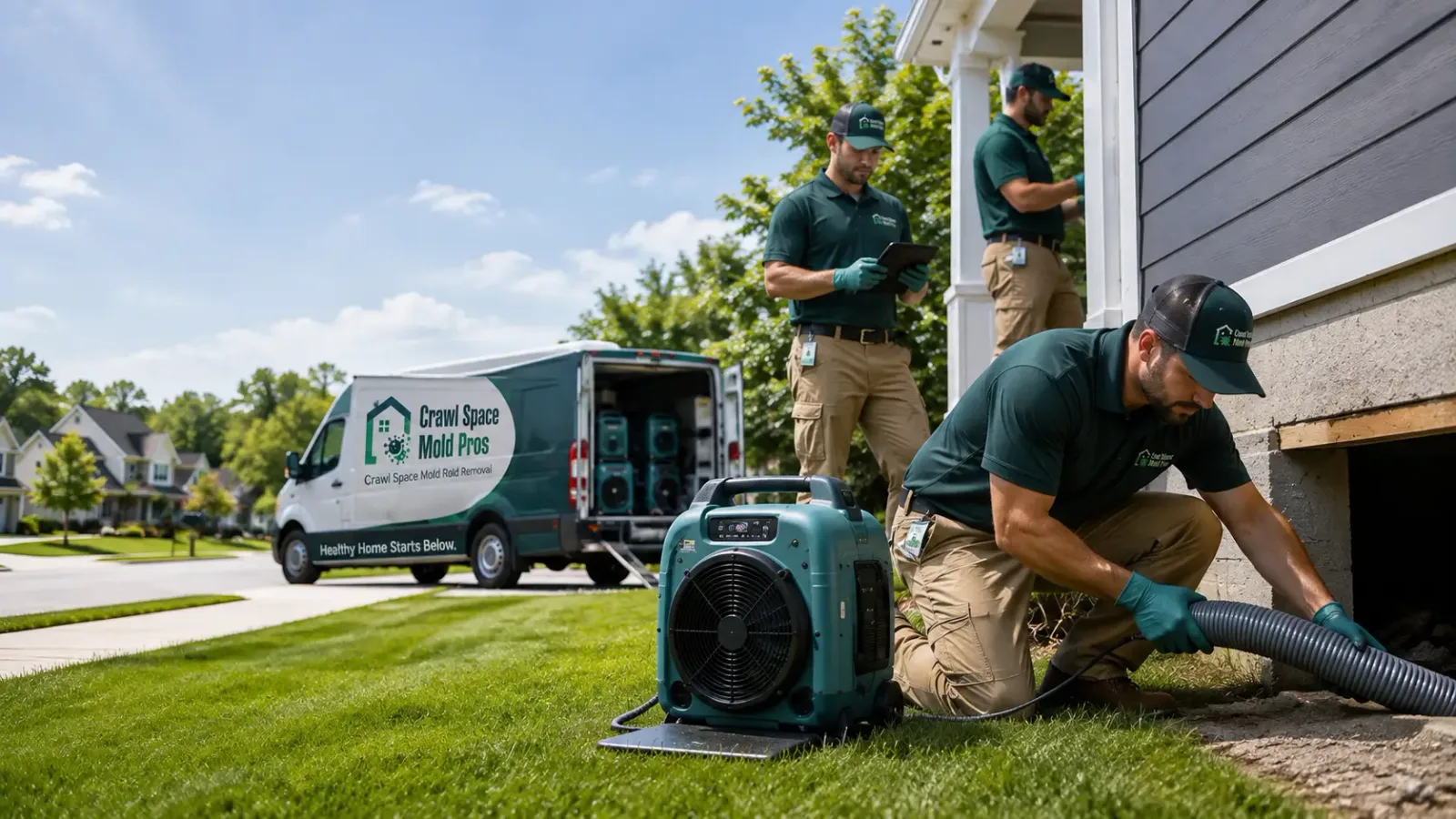 Crawl Space Mold Removal in Ney, OH